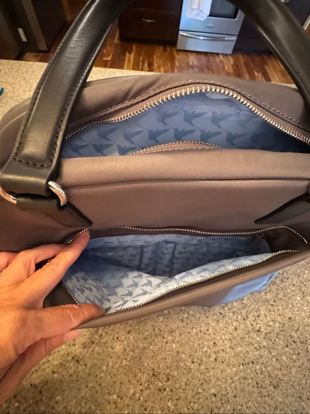 Lo & Sons O.G. 2 Gray Medium Laptop Travel Tote *NWOT*